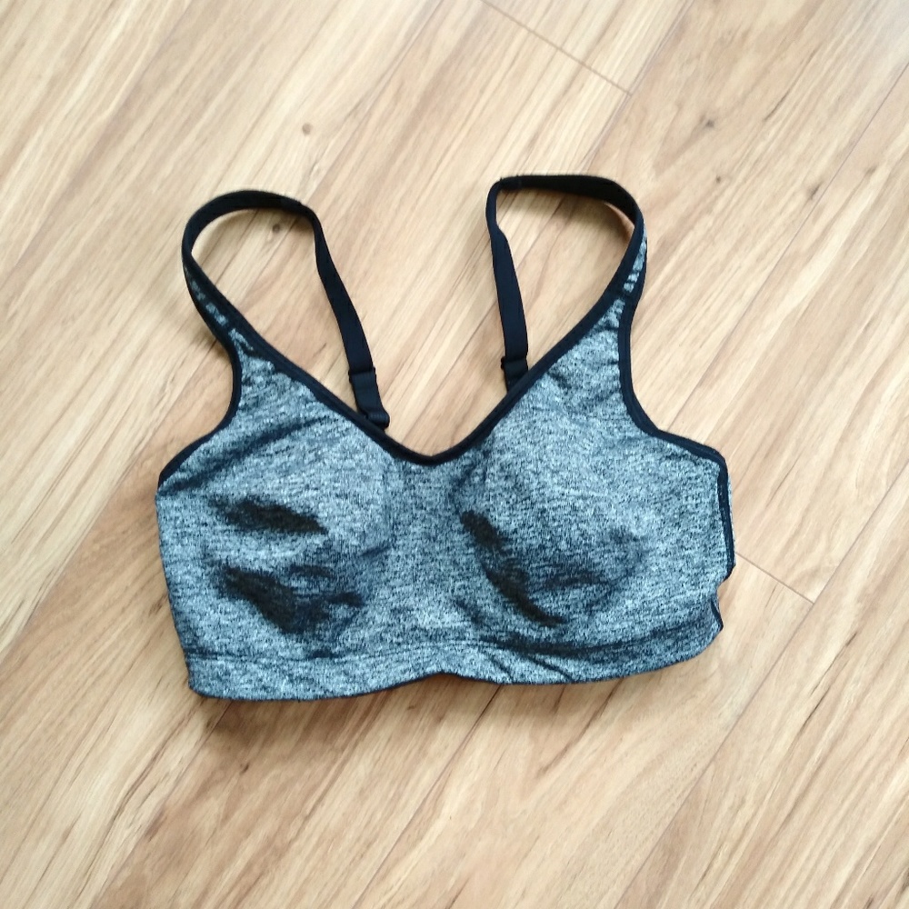 Victoria Secret Sport Grey/ Black Full Support Bra